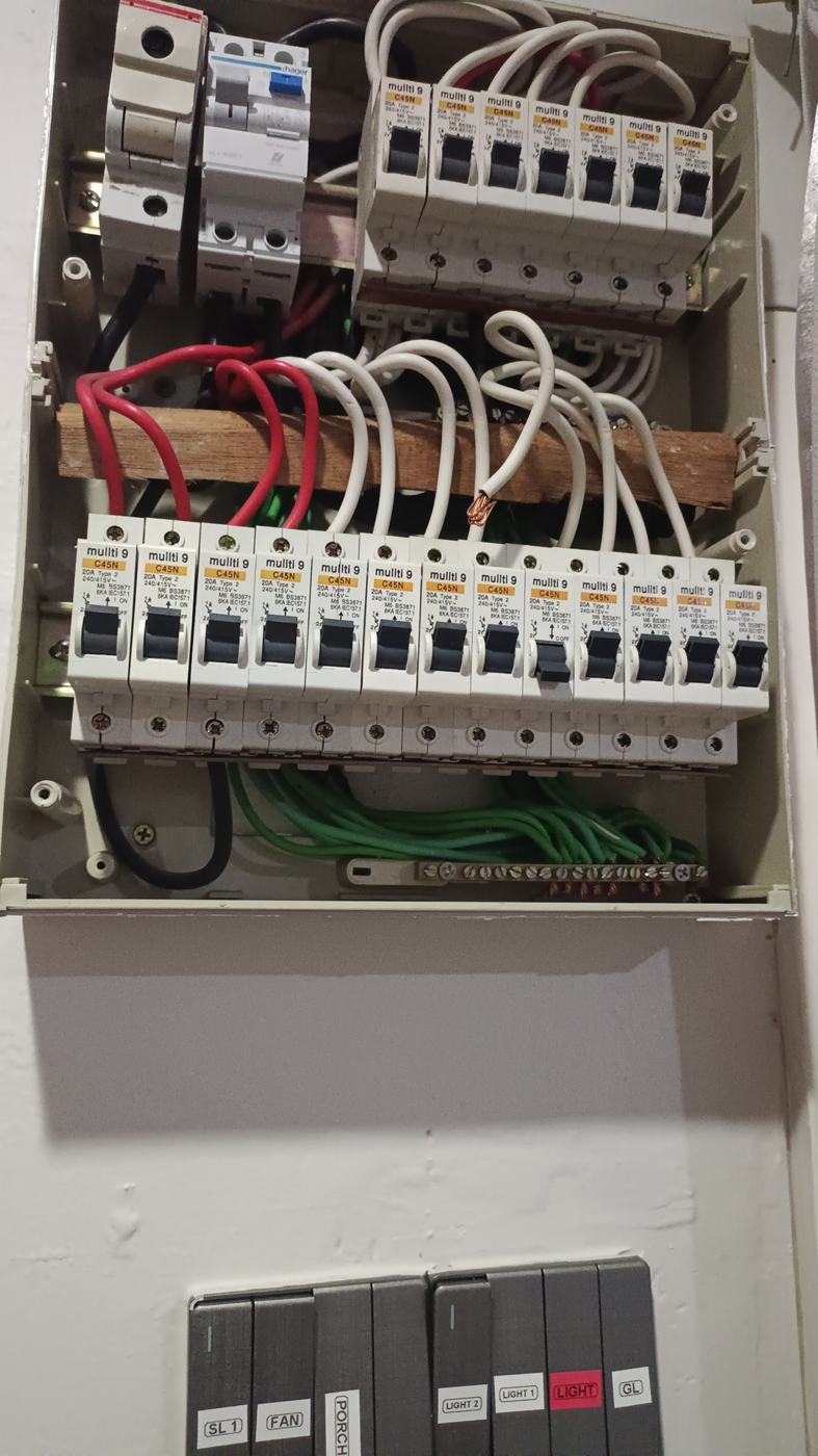 Neat DB board wiring